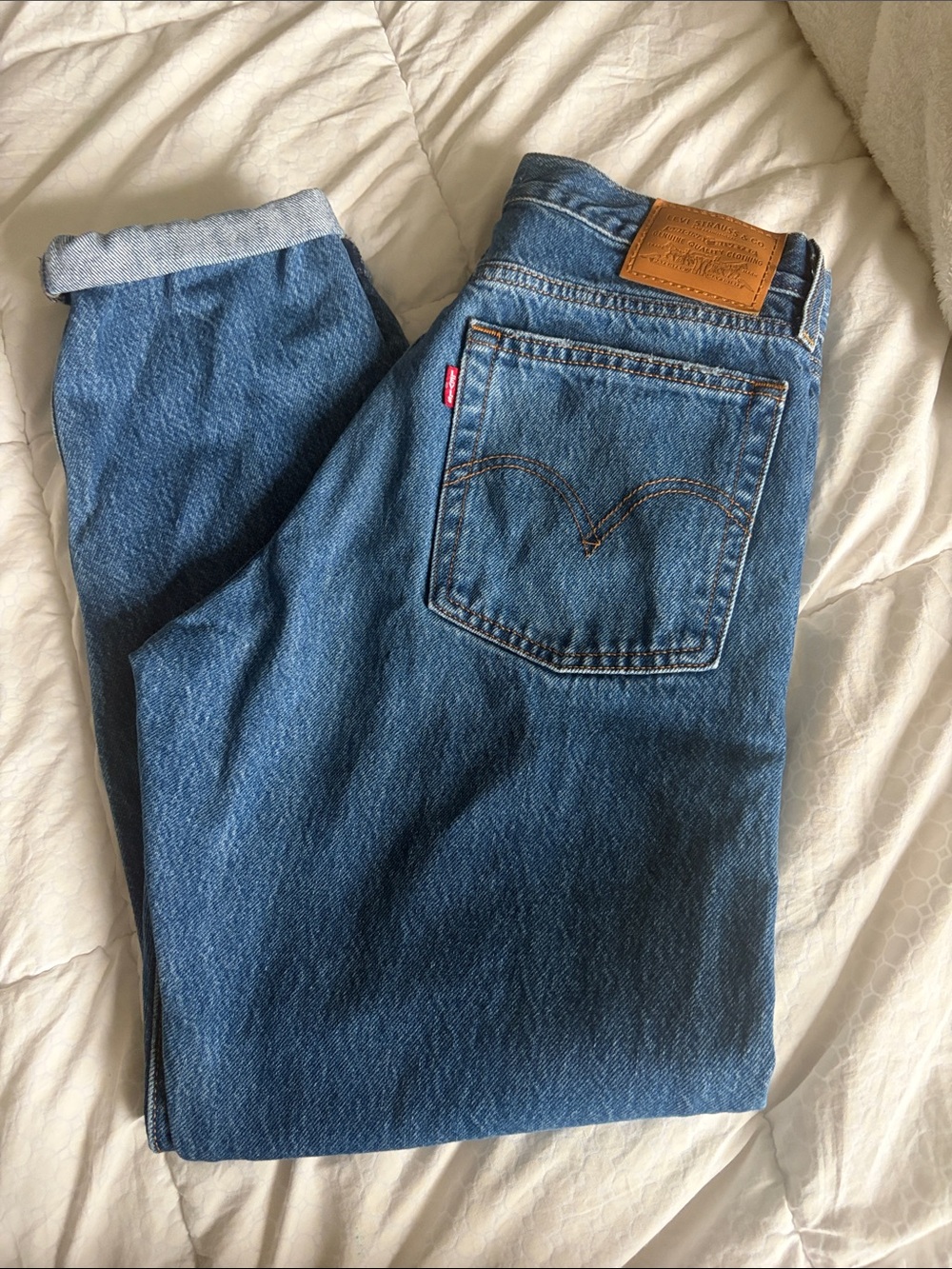 Levi's Blue Straight Leg Jeans